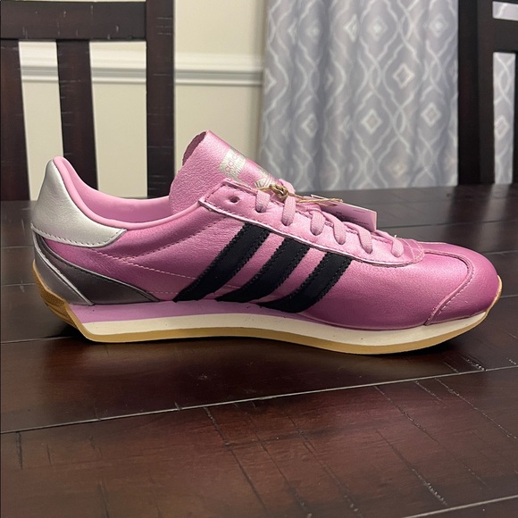 Adidas Country OG Shoes Sneakers JQ0566 new Lilac Silver Metallic Women’s Sizes - Picture 4 of 13